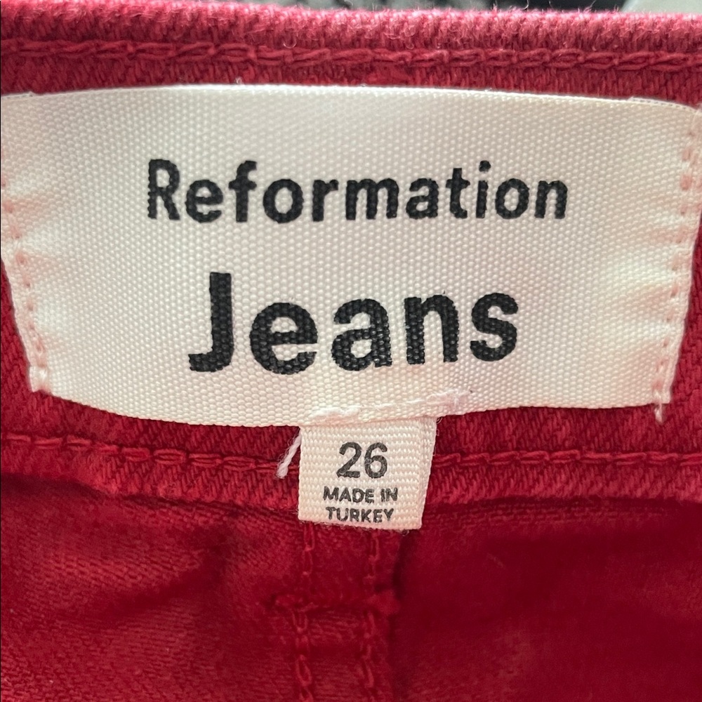 Reformation Red Maxi Skirt - Picture 2 of 6